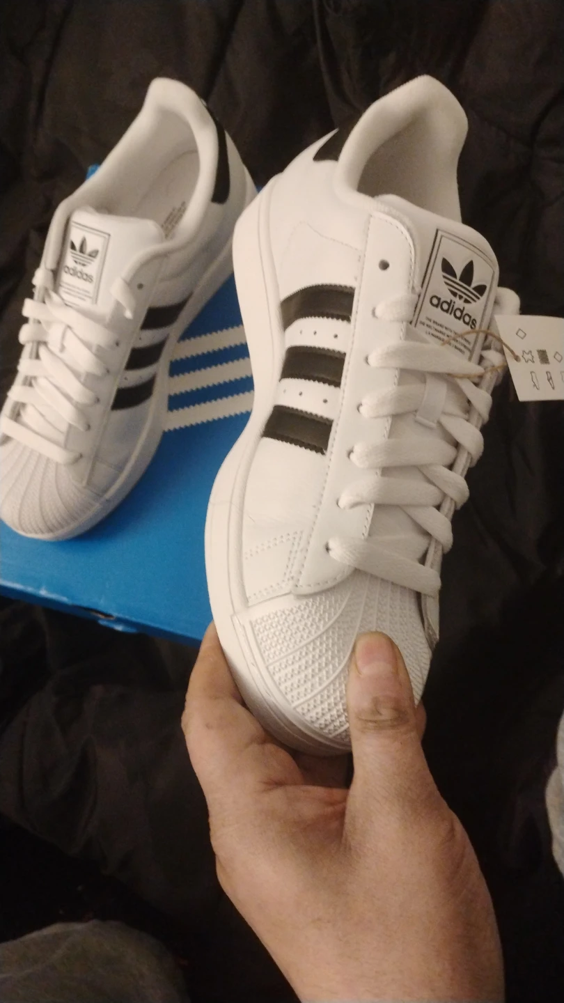 Adidas Superstar II Men's Shoes White/Black Size 10.5