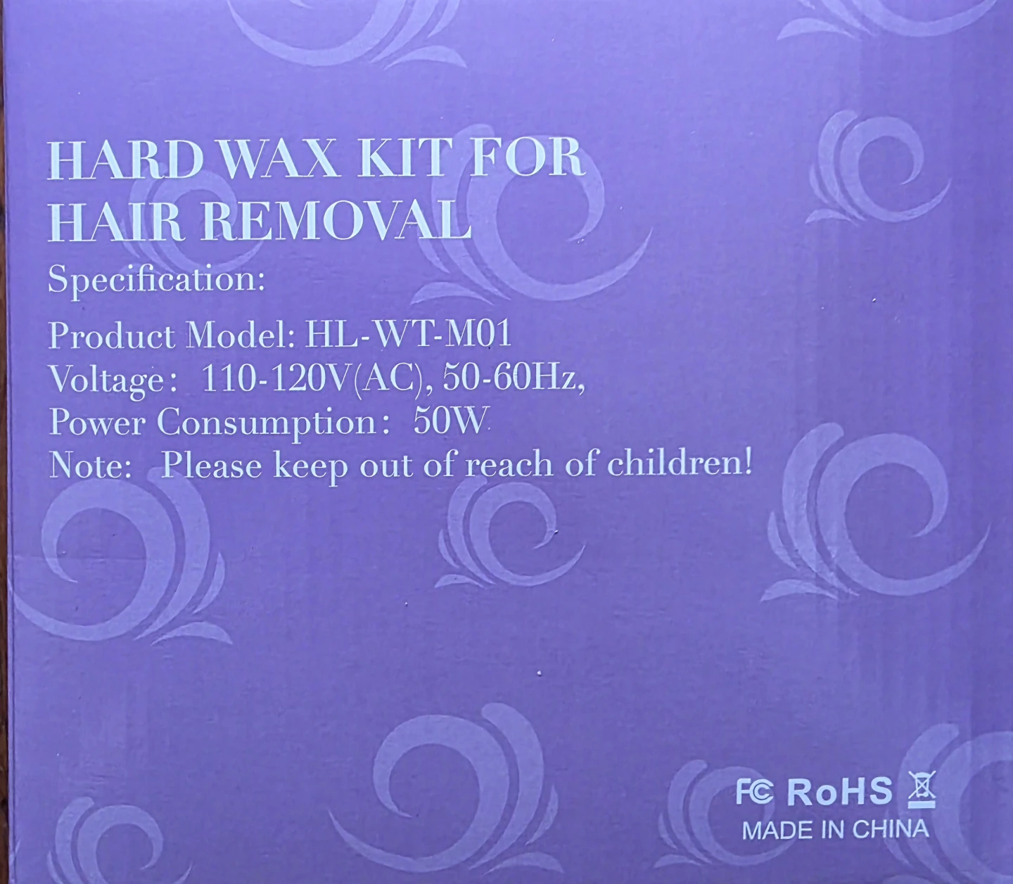 Hard Wax Kit for Hair Removal - HL-WT-M01