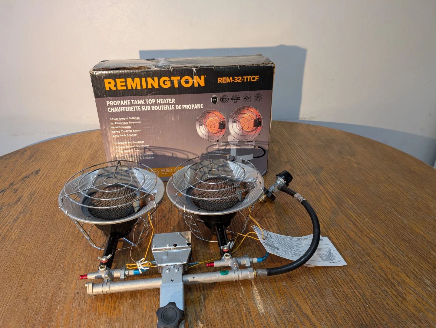 Remington REM-32-TTCF Propane Tank Top Heater - photo 3