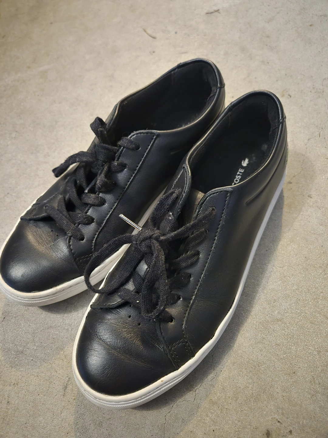 Lacoste Black Leather Sneakers - photo 3