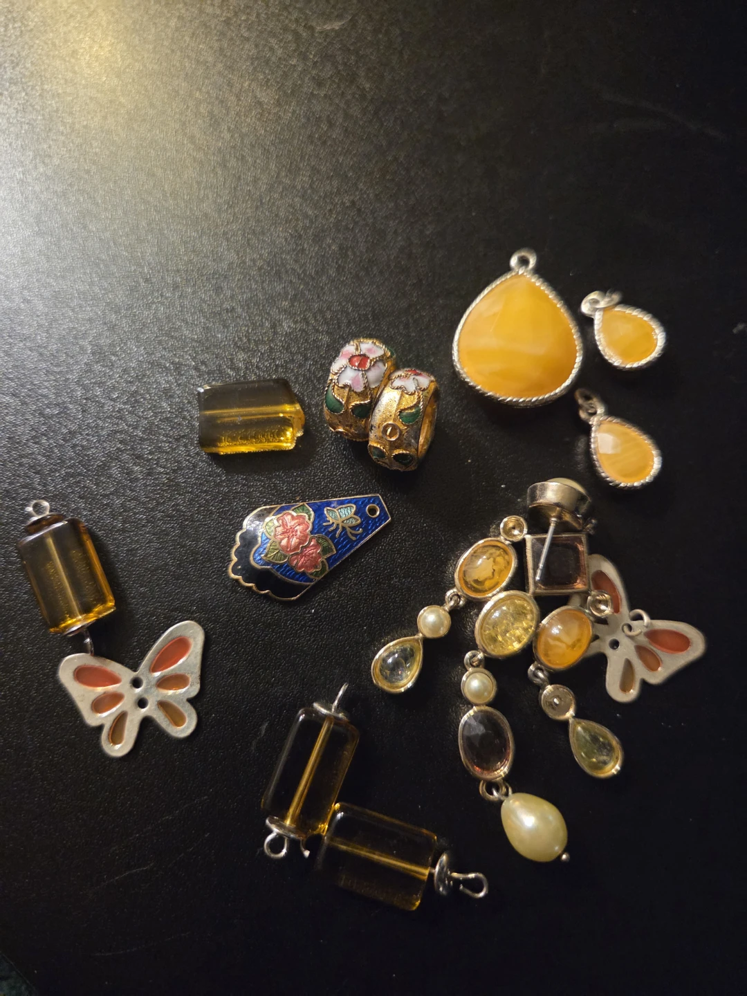 Assorted Vintage Charms and Beads