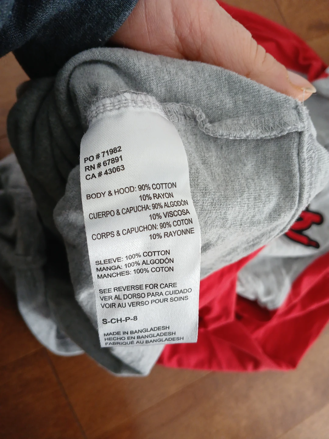 🏆Toronto Raptors Hoodie Youth Size S - photo 3