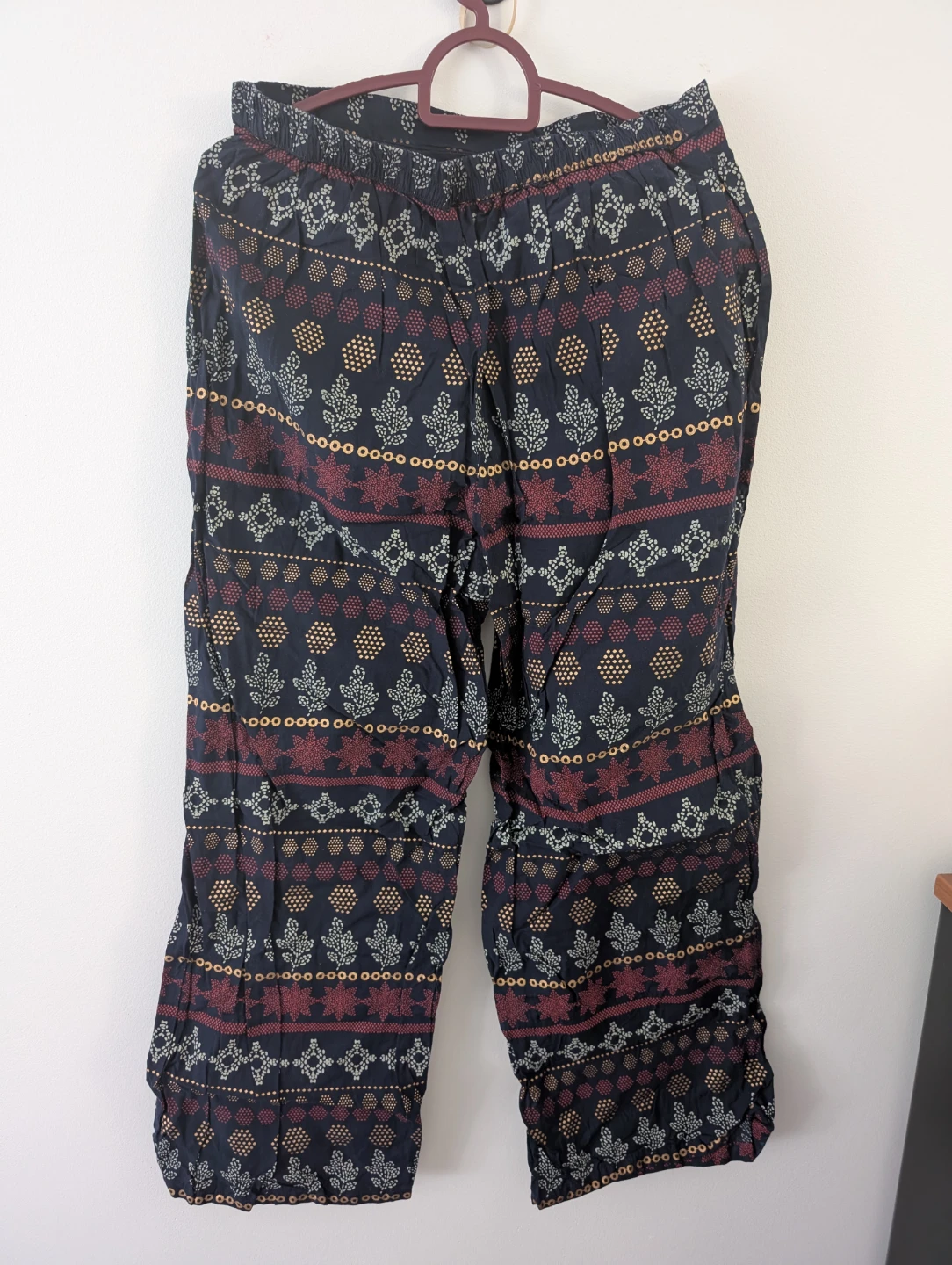 Comfortable Patterned Wide Leg Pants Lounge Pants Sweatpants 🏆