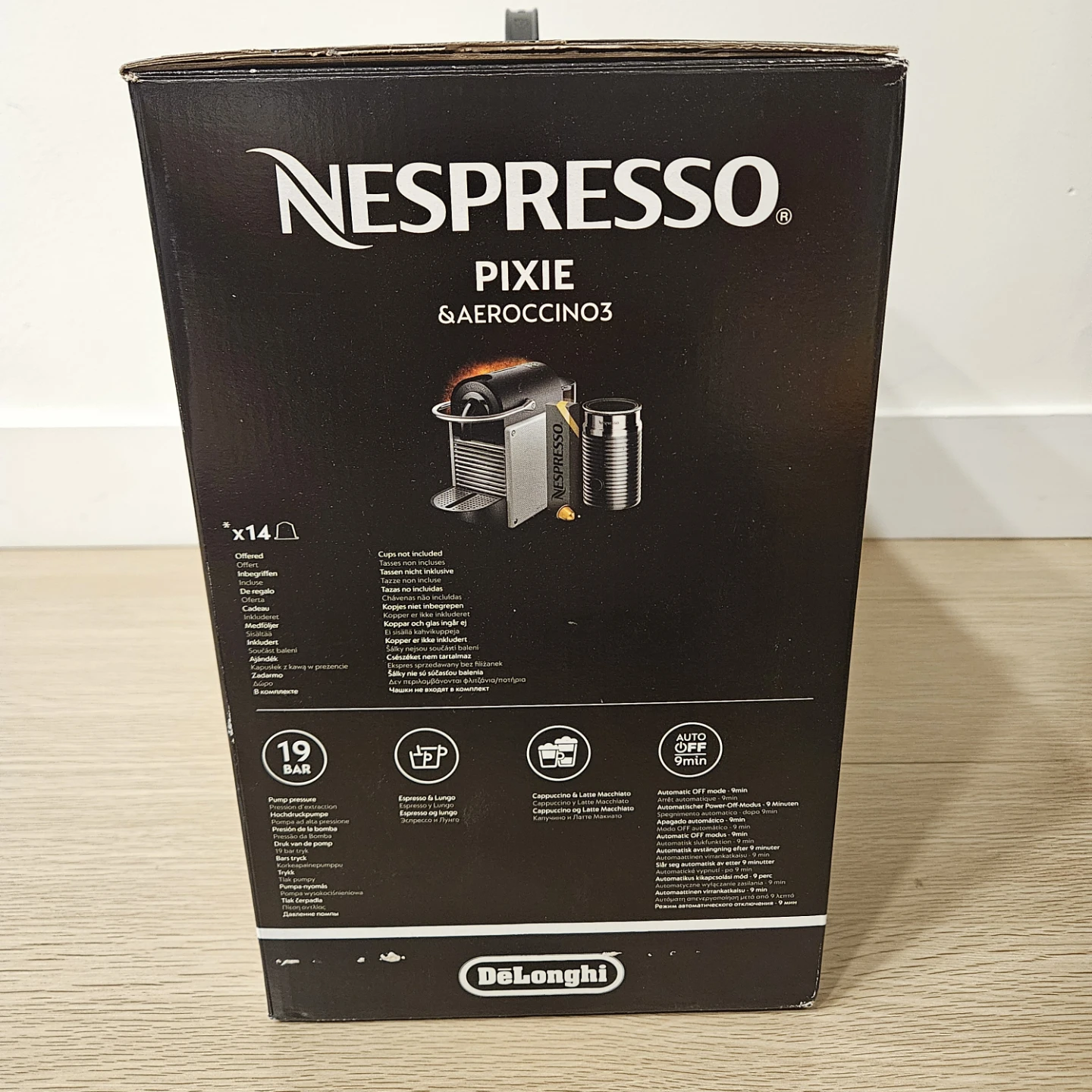 Nespresso Pixie & Aeroccino3 Coffee Machine with 14 Capsules - photo 5