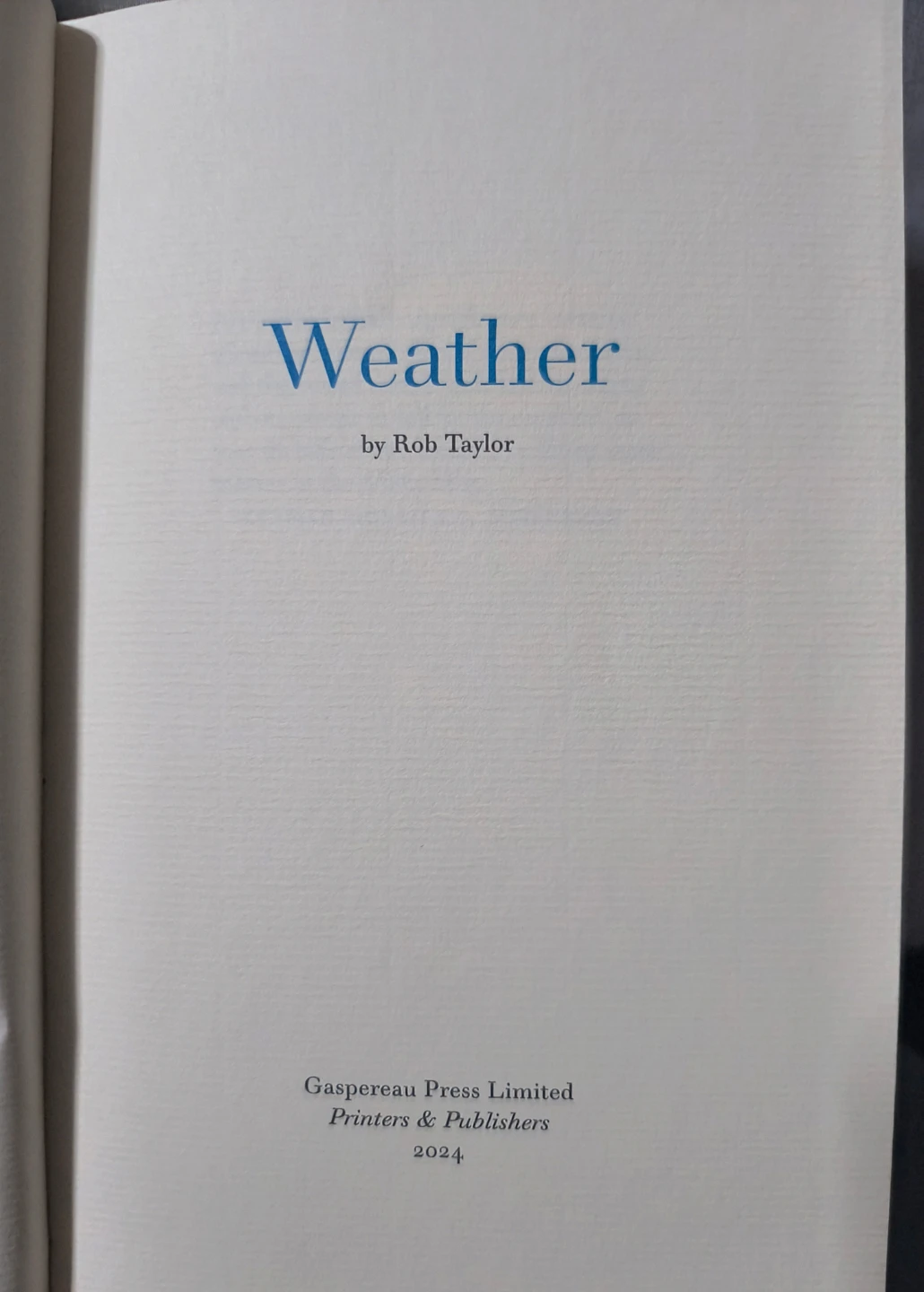 "Weather" by Rob Taylor Nova Scotia poetry - photo 4