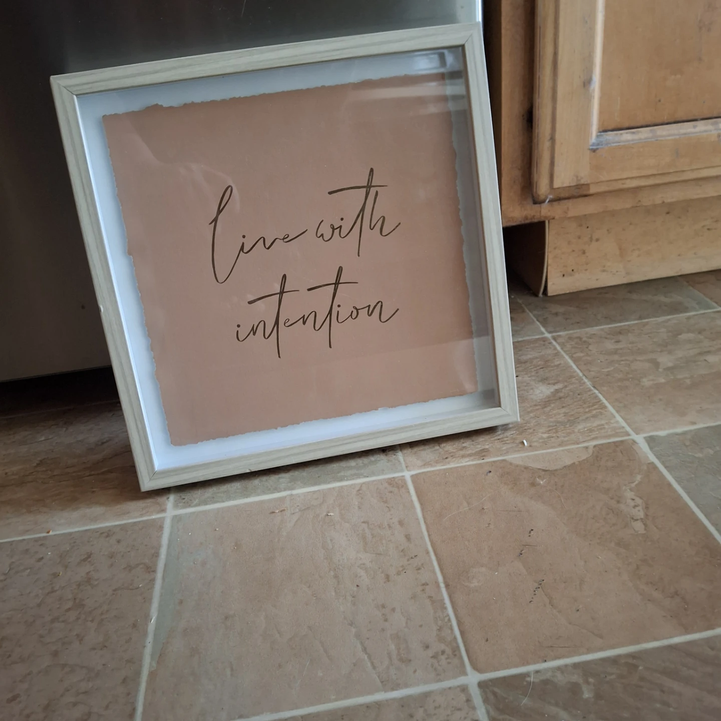Live With Intention Framed Wall Art - photo 2
