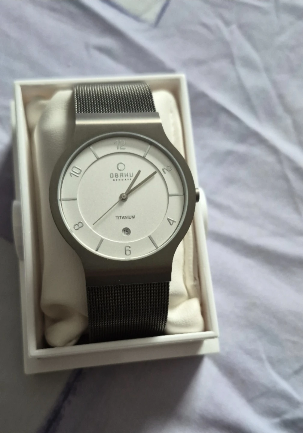 Obaku Denmark Titanium 7mm Men's Watch - photo 2