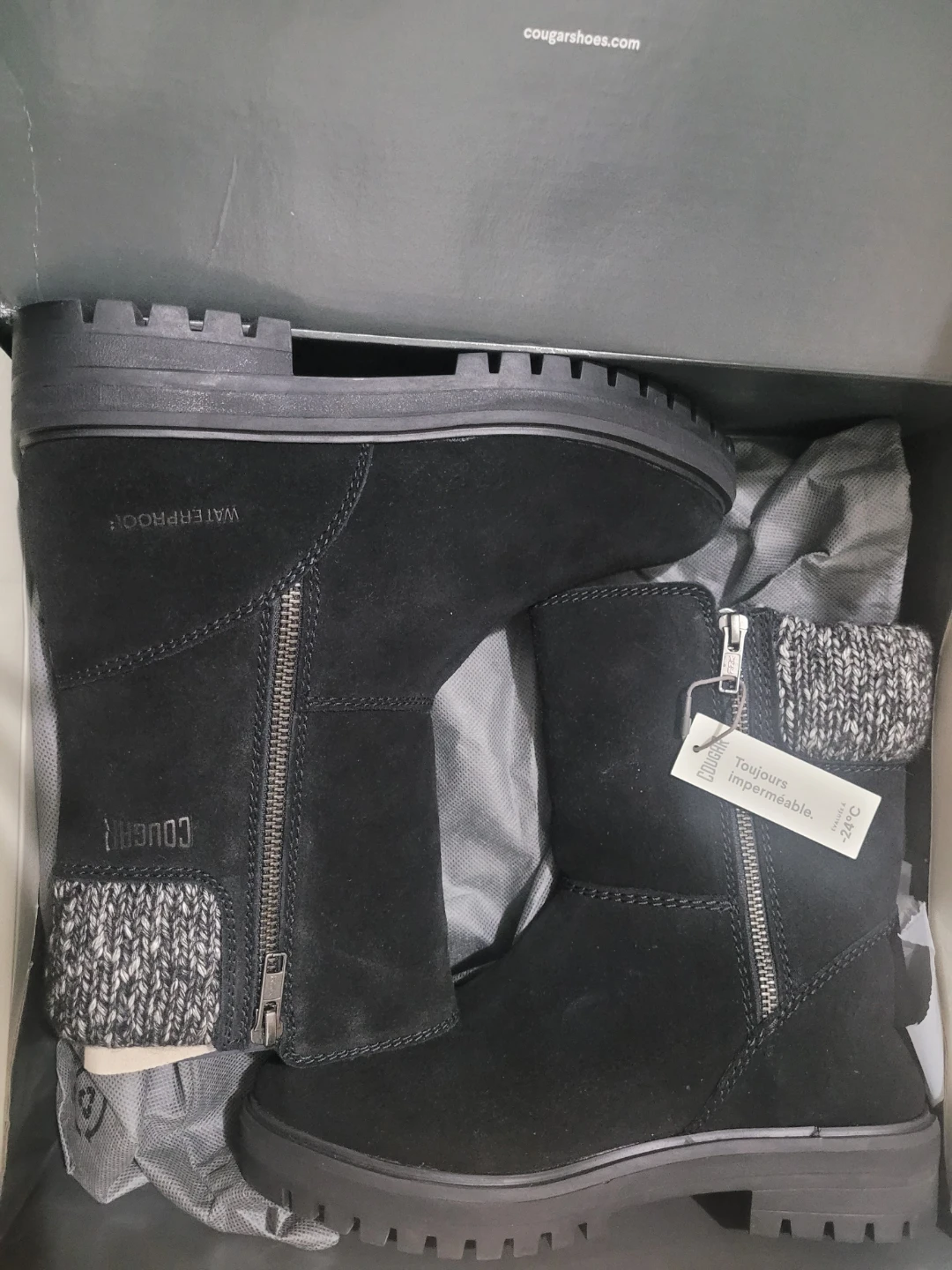 Cougar Women's Waterproof Suede Boots - Size 7