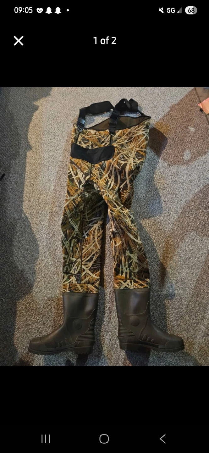 Hip wadders size 12