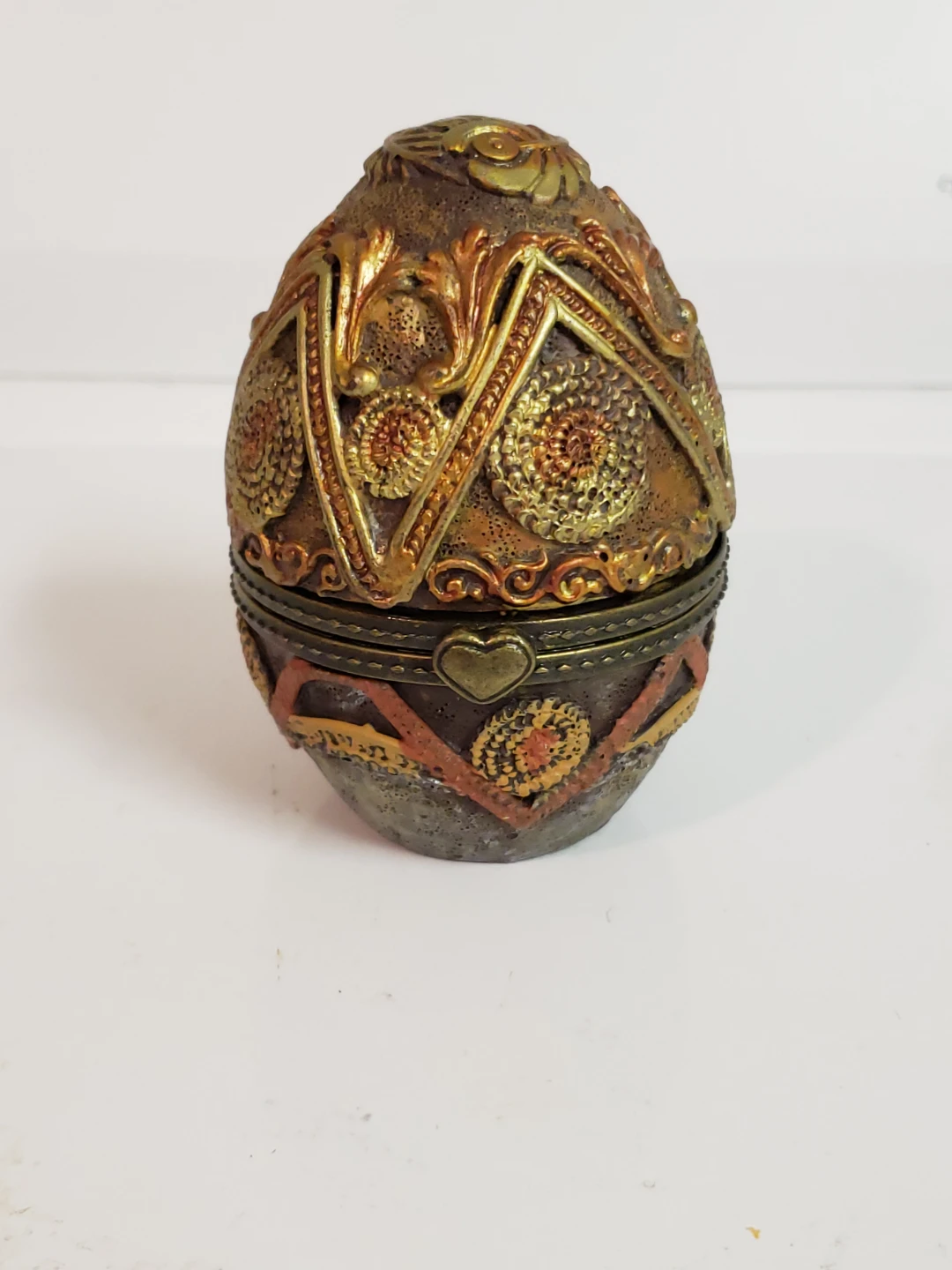 Ornate Egg Trinket Box