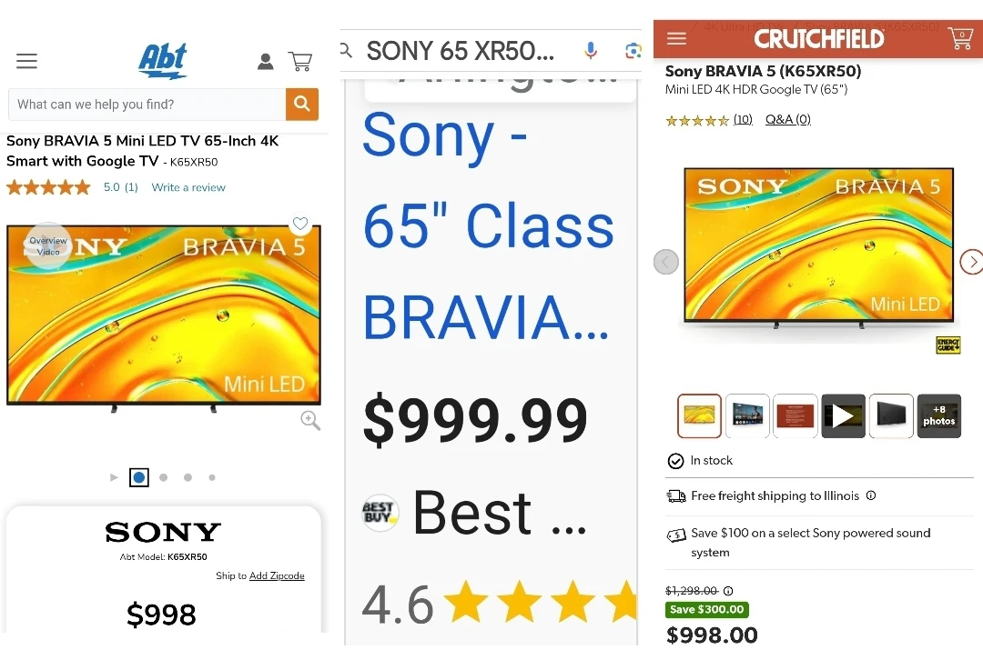 Sony BRAVIA XR50 Mini LED 65-Inch TV - photo 4