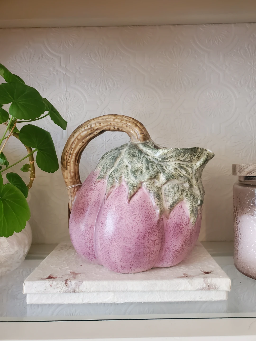 Eggplant Shaped Water Pitcher
