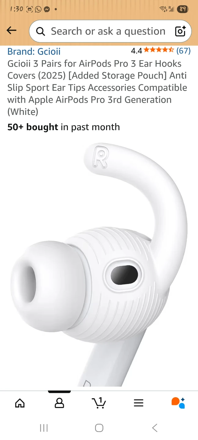 3 Pairs Ear Hooks for AirPods Pro 3 (2025)
