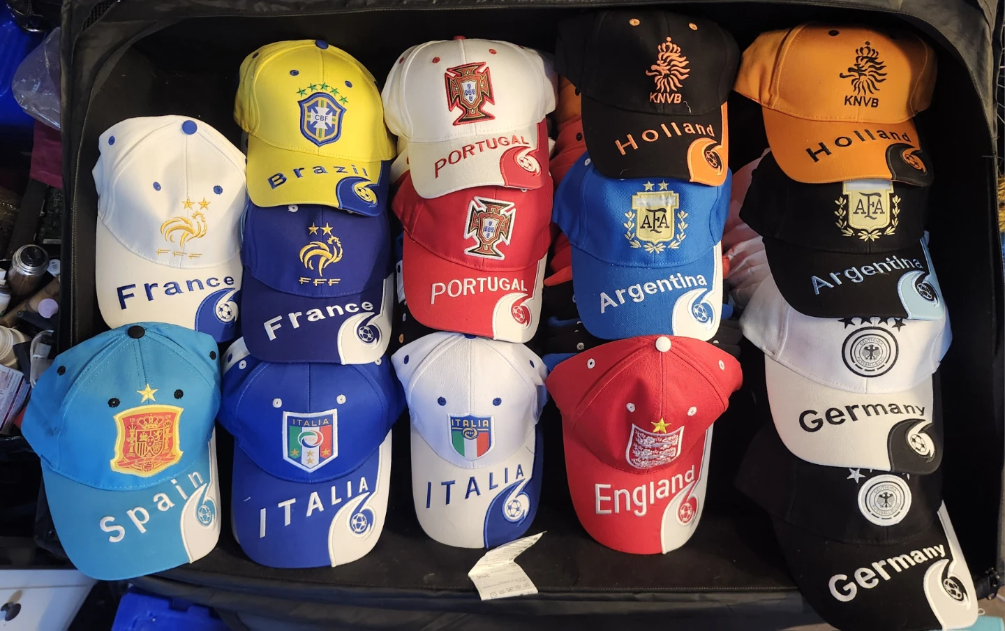 85 ~ Football soccer caps hats for FIFA.Worldcup! $3.50 ea