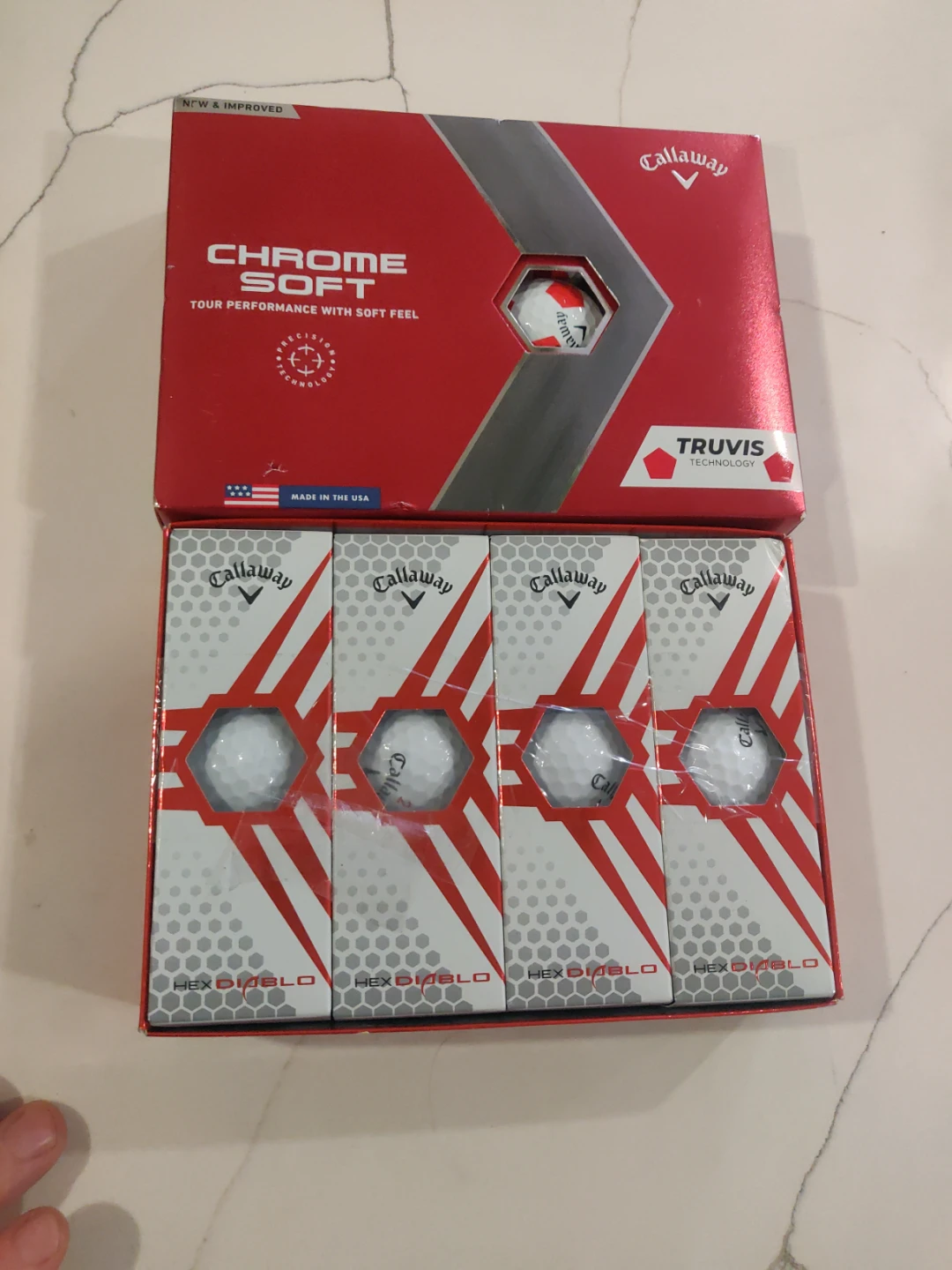 Callaway Chrome Soft & Hex Diablo Golf Balls – New truvis