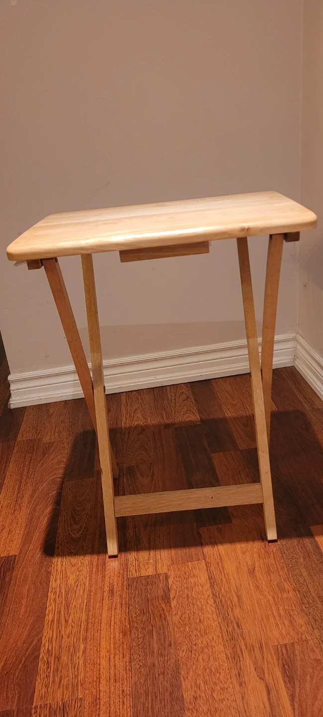 Wooden Folding Tray Table - photo 4