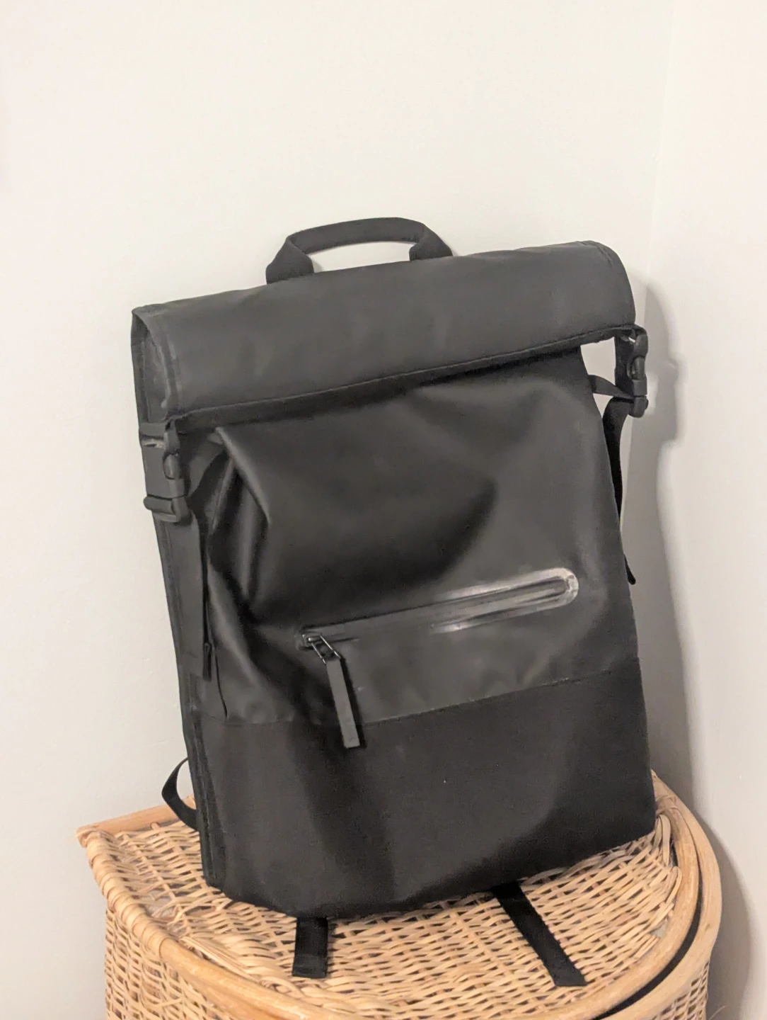 Rains Rolltop Backpack - Black - photo 2