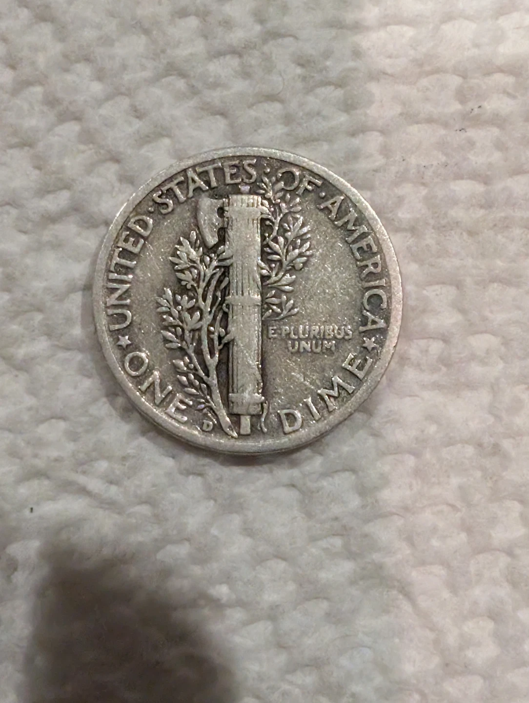 1941- D Silver Mercury Dime - photo 2