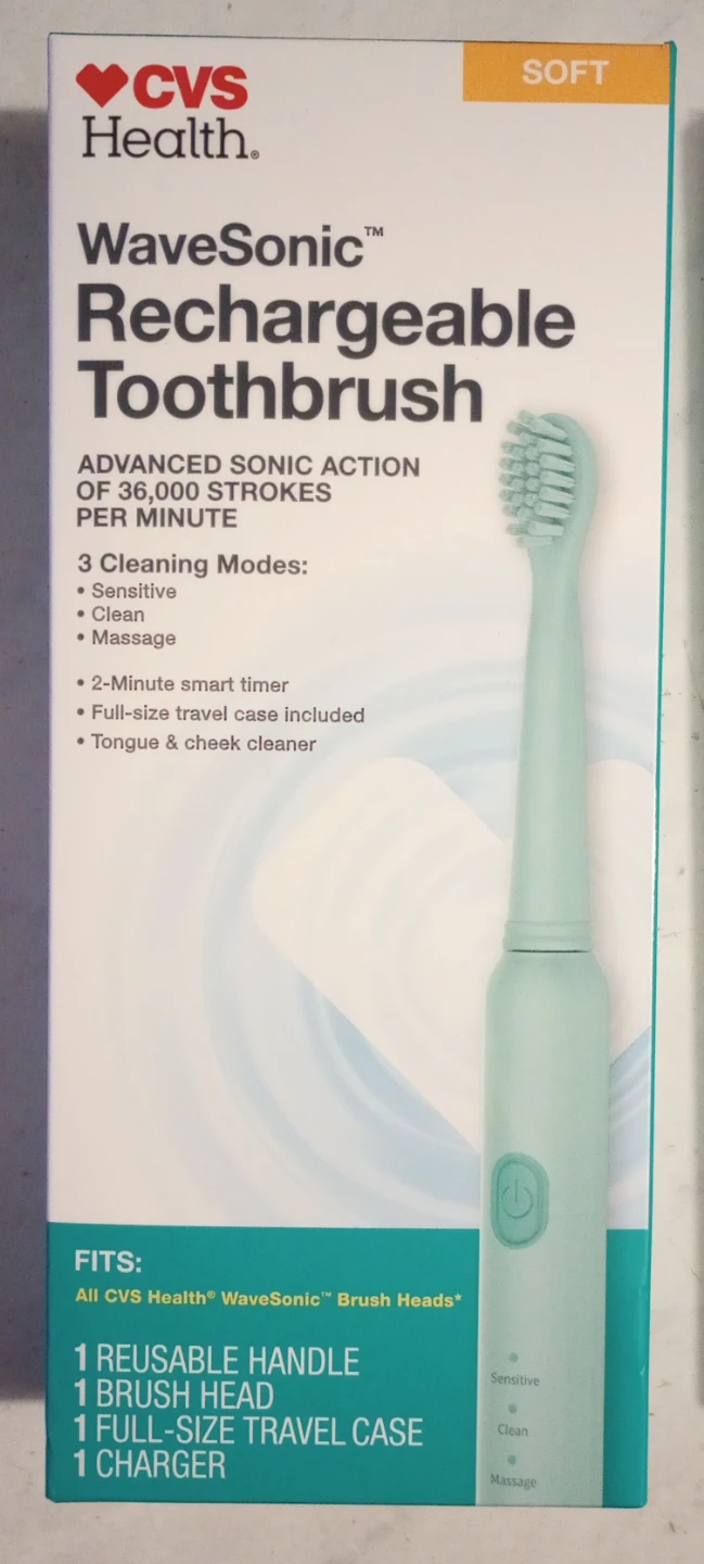 WaveSonic Rechargeable Toothbrush - 2 for $15 - photo 2