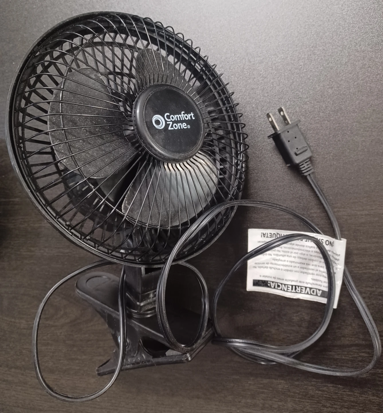 Comfort Zone Clip-On Fan