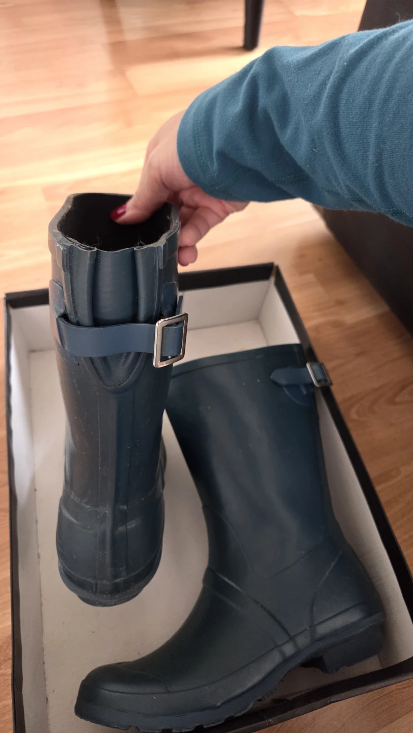 🥕 Teal cozy rain boots - photo 5