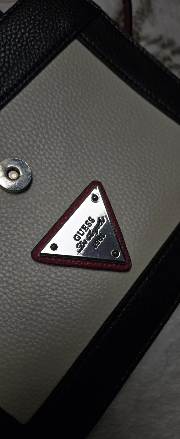 Guess Black & Cream Shoulder Bag - photo 4