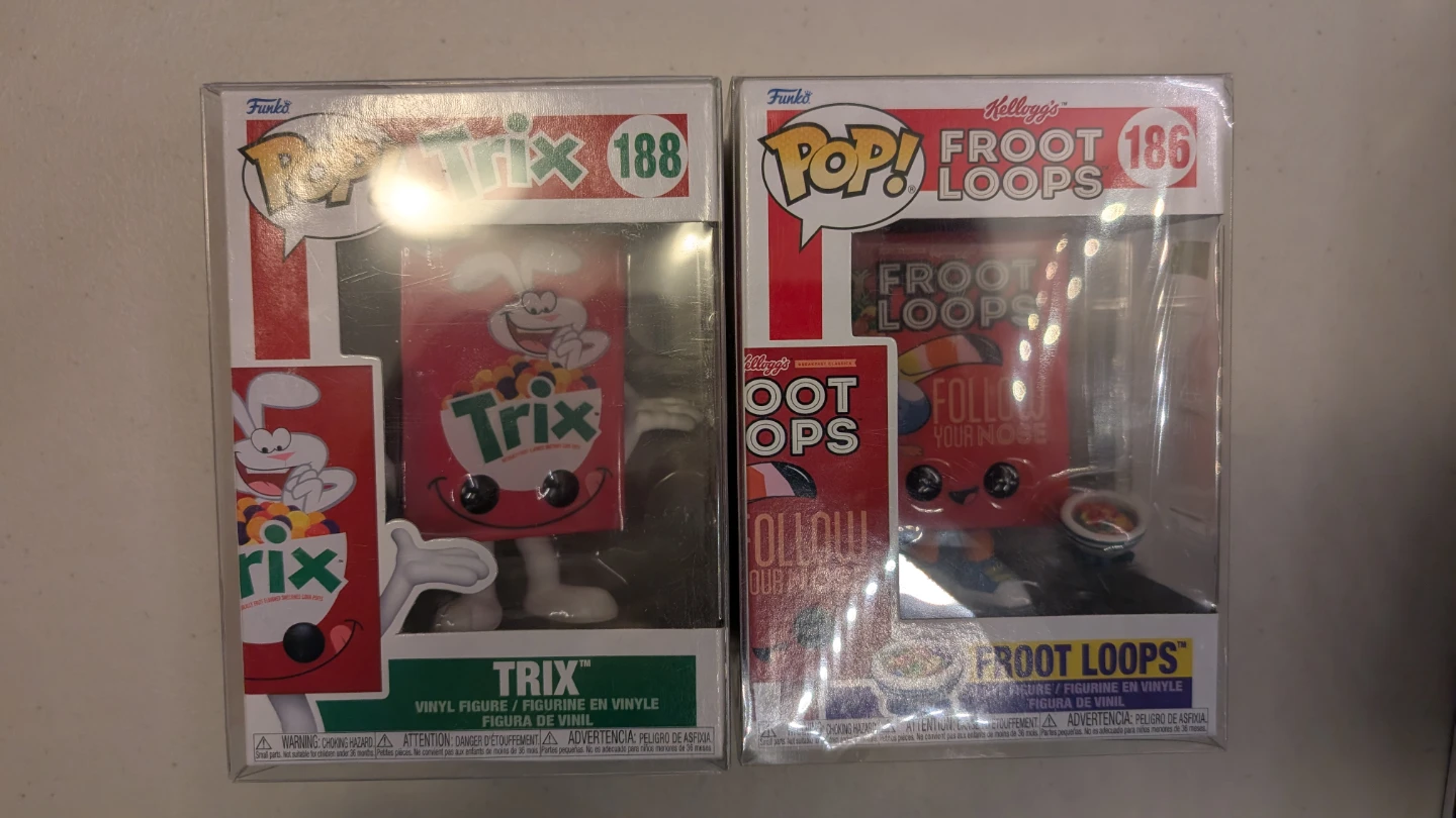Funko Pop! Cereal Mascots Trix & Froot Loops Figures