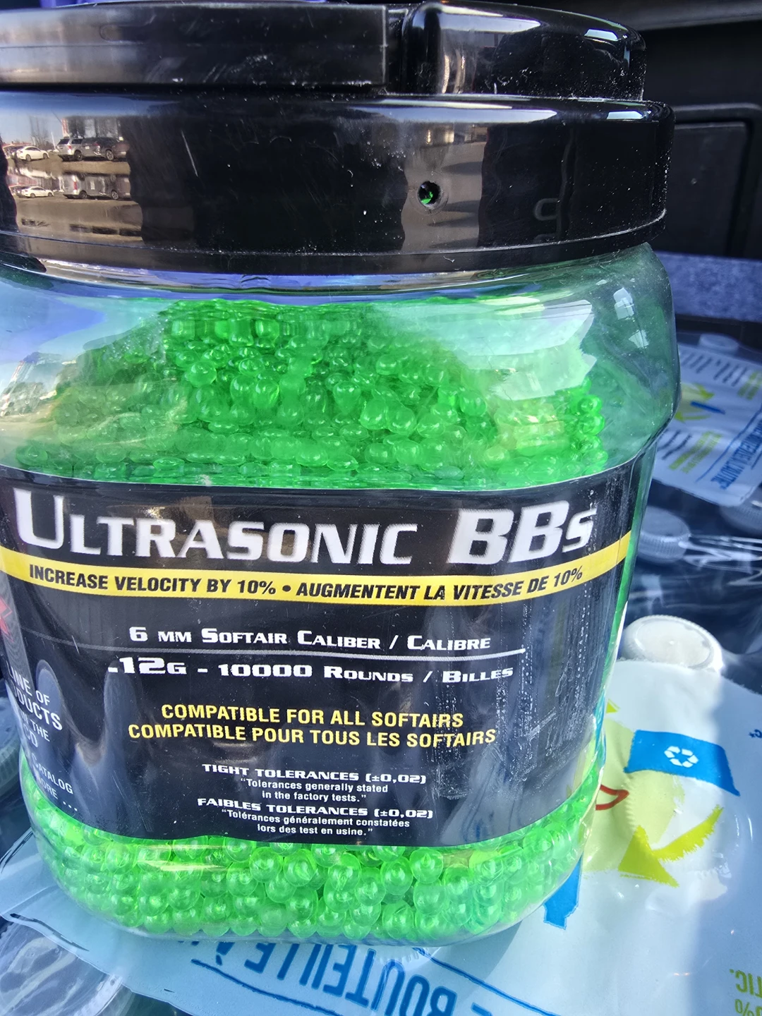 Ultrasonic BBs Airsoft Pellets - 6mm .12G - 10000 Rounds