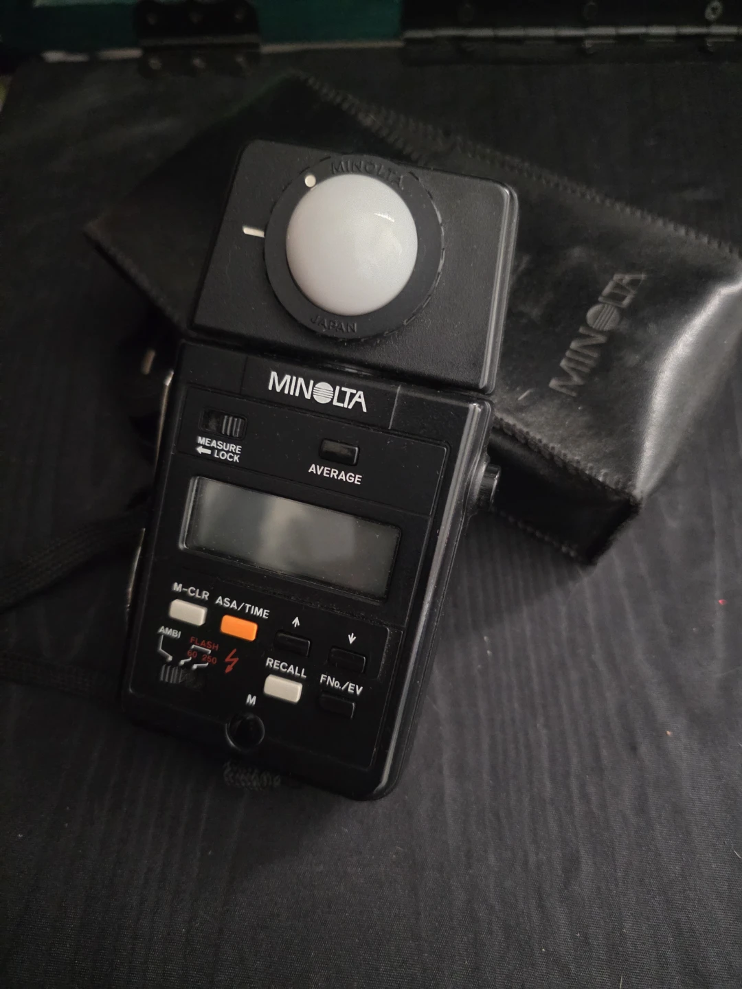Minolta Light Meter with Case