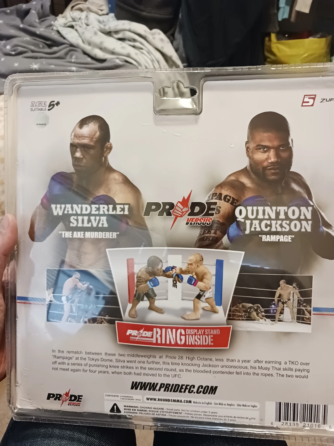 PRIDE FC Quinton Jackson vs. Wanderlei Silva Action Figures - photo 2