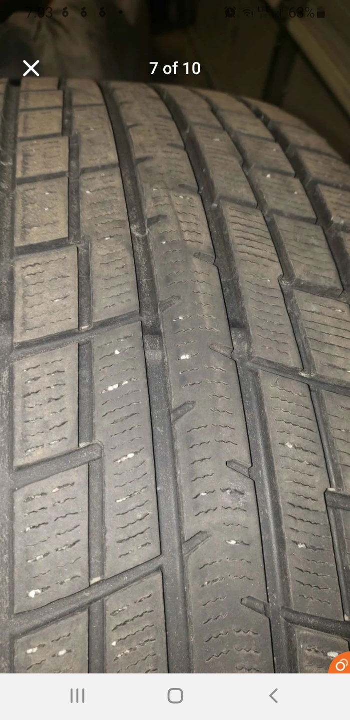 Set of 4 winter tires and rims (225/55R17) - photo 4