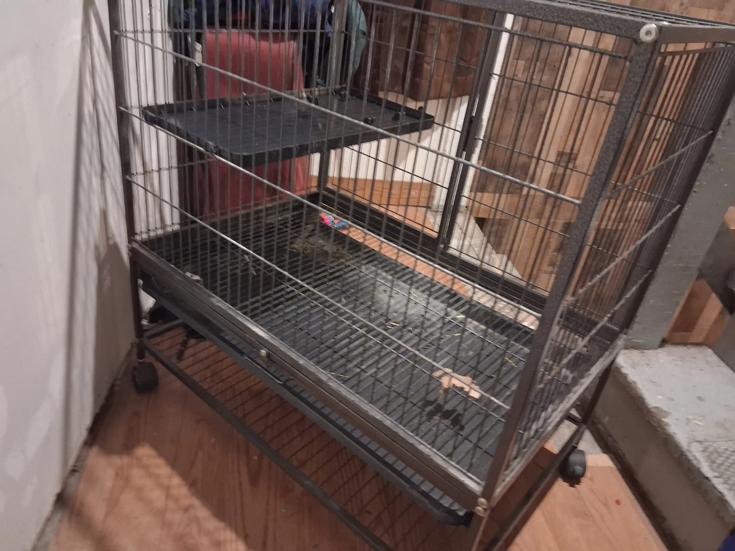 Multi-Level Pet Cage with Wheels - photo 4