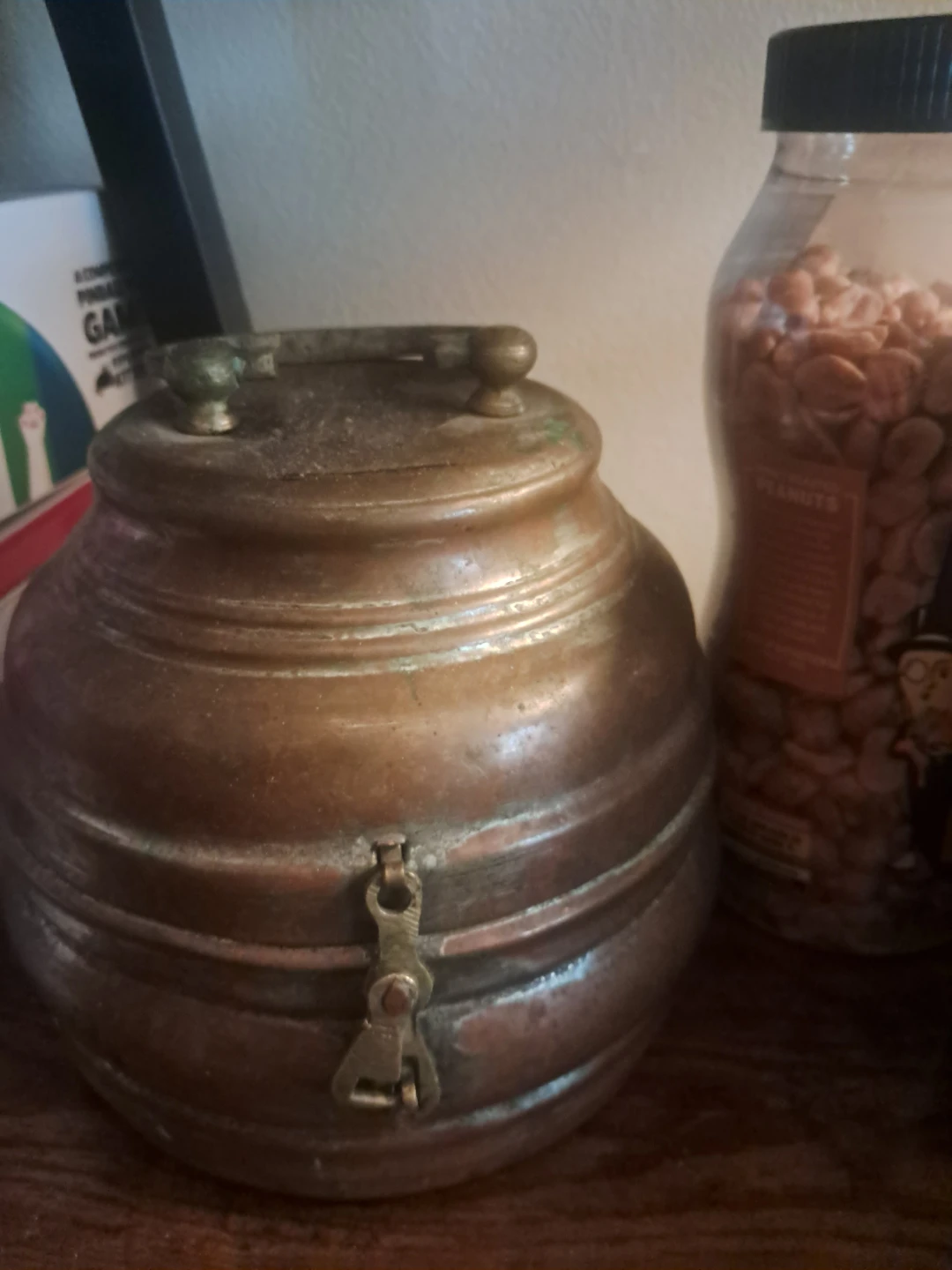 Antique Copper Hinged Box - photo 2