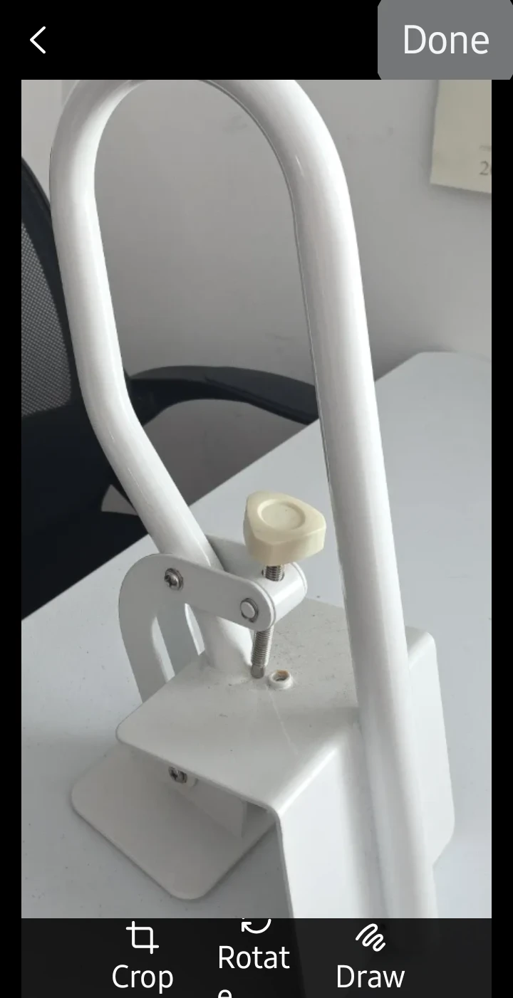Carex White Bathtub Rail