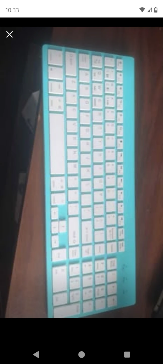 Teal Wireless Keyboard