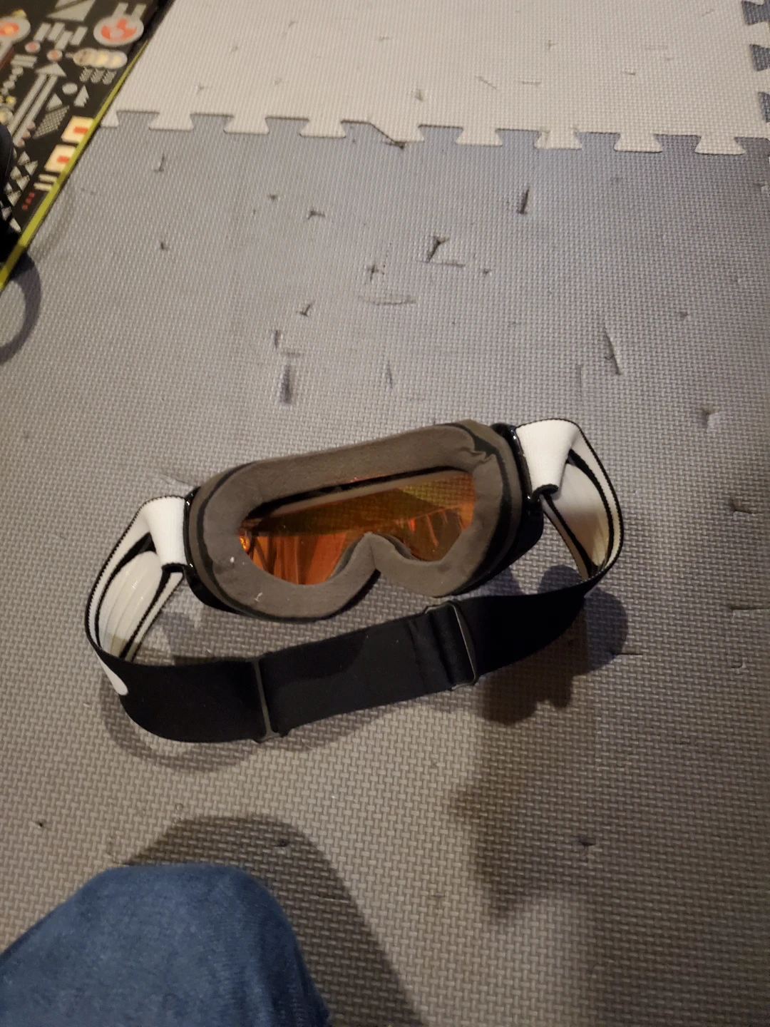Oakley Ambush Jet Black/Fire Iridium goggles - photo 2