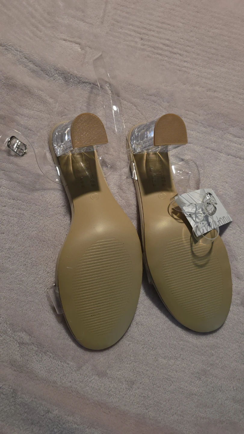 Grecianu Clear Block Heel Sandals - photo 2