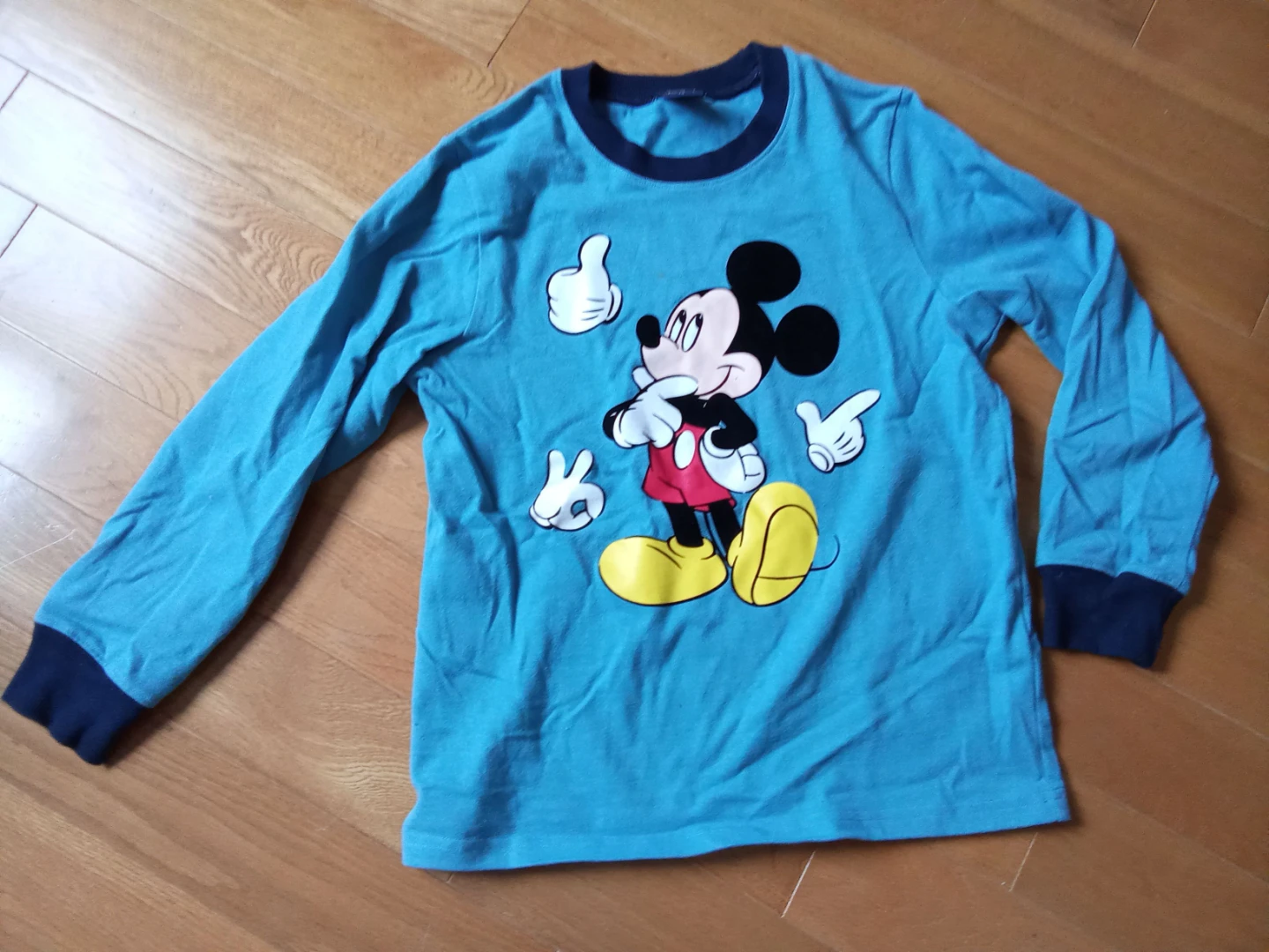 Disney Mickey Mouse Long Sleeve Shirt Size 12