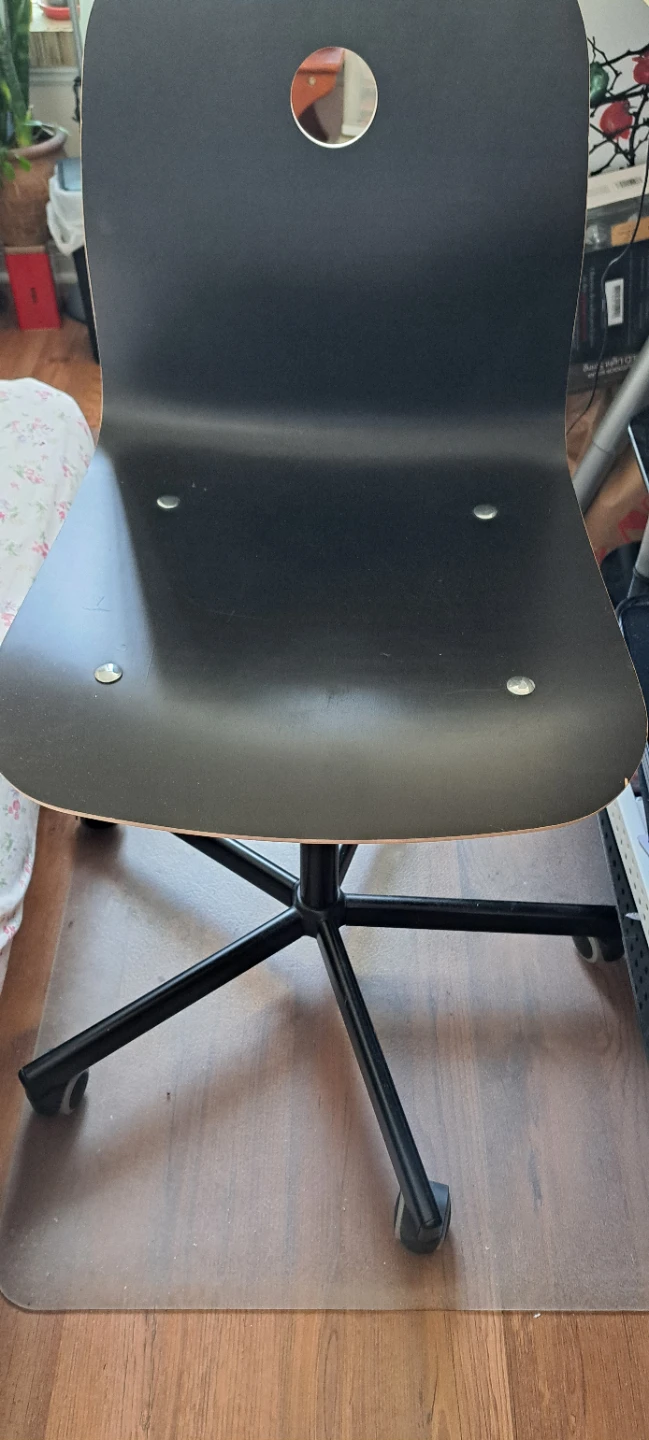 Black Swivel Office Chair - photo 2