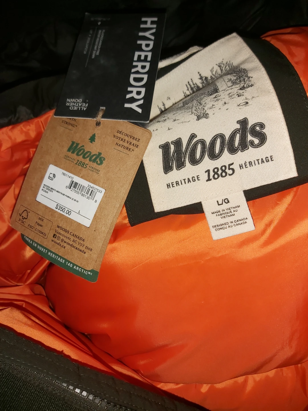 Woods Heritage 1885 Down Puffer Jacket - photo 3