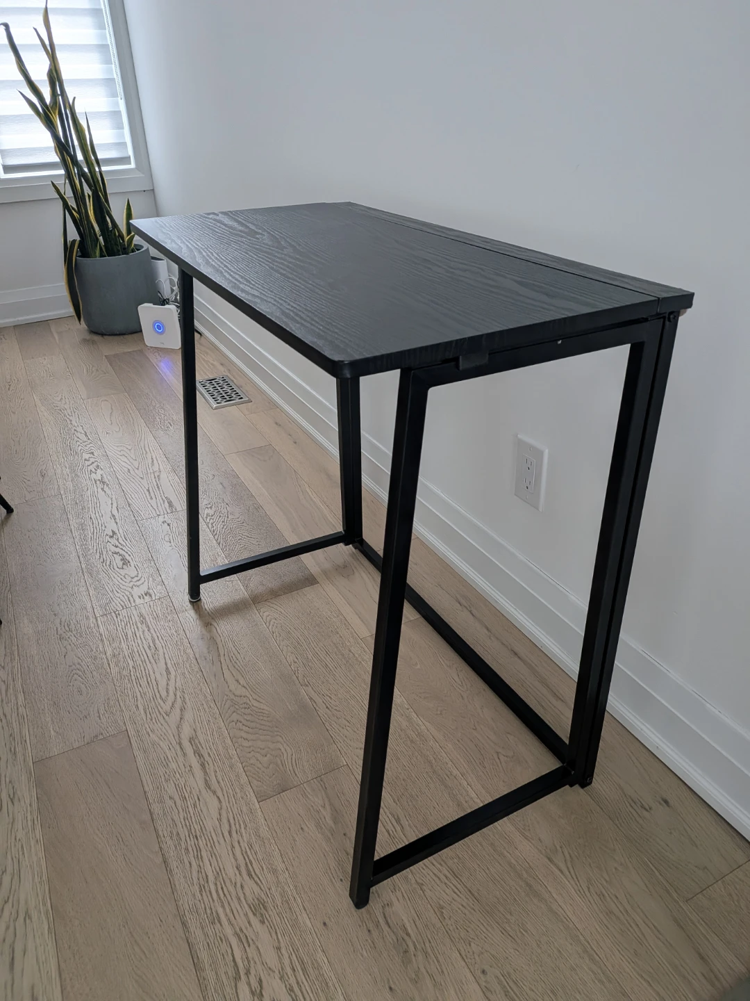Black Folding Office Desk - photo 3