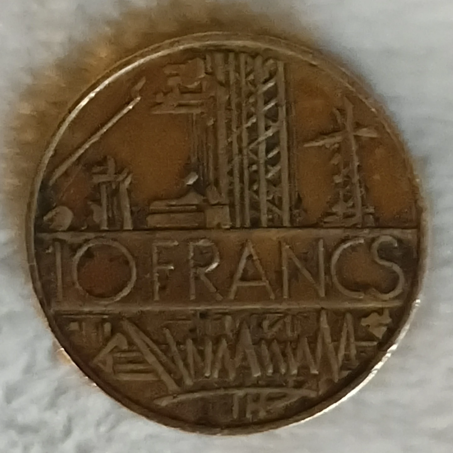 10 Francs Coin 1975