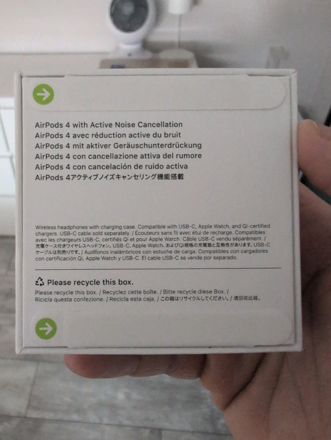 Apple AirPods 4 (ANC) Wireless Earbuds
