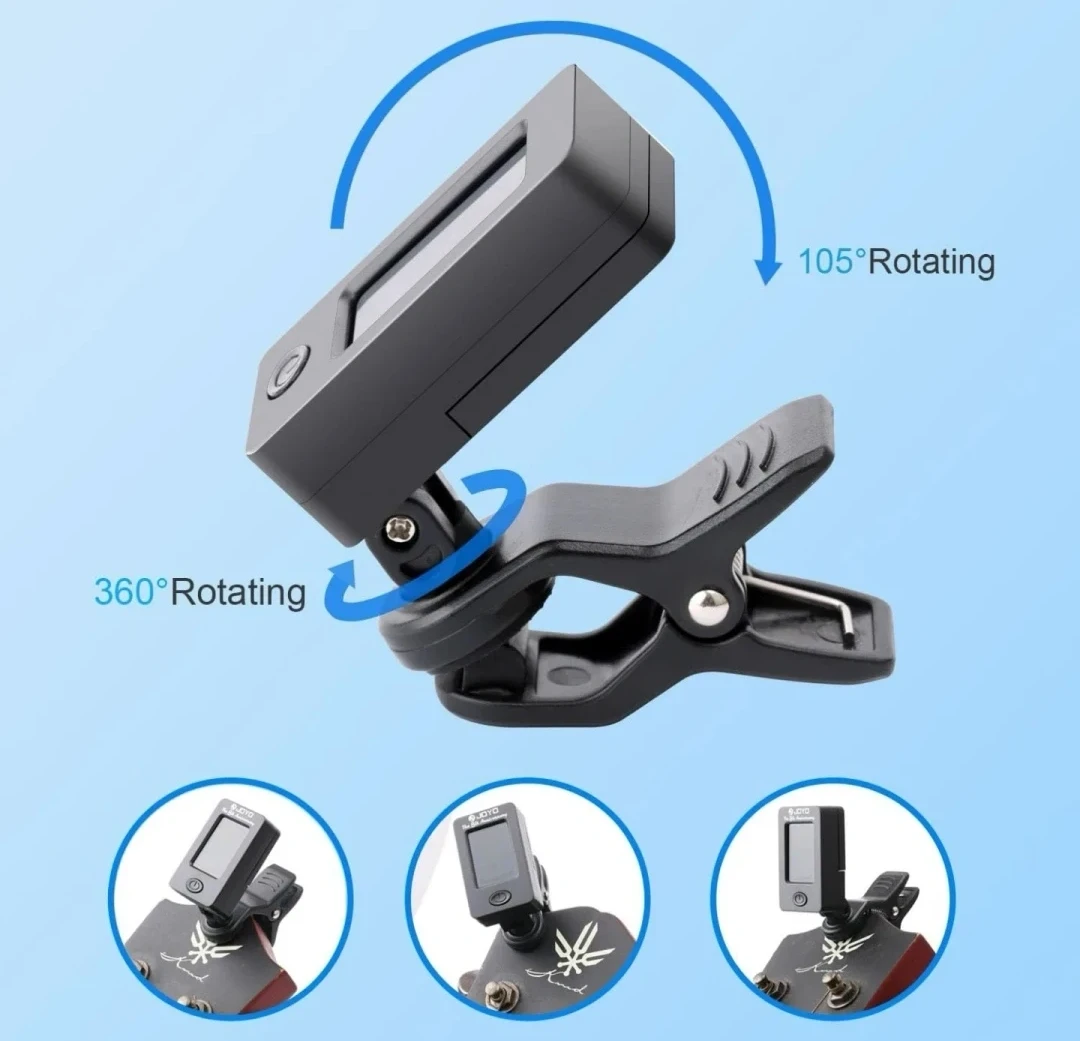 Brotou Clip-On Digital Electronic Guitar Tuner - photo 2