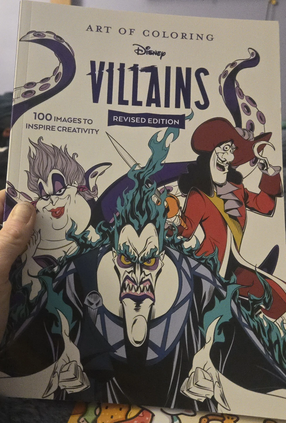 Disney Art of Coloring Villains Revised Edition Coloring Book