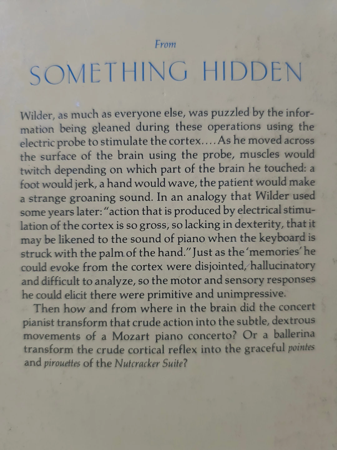 Something Hidden: A Biography of Wilder Penfield - photo 2