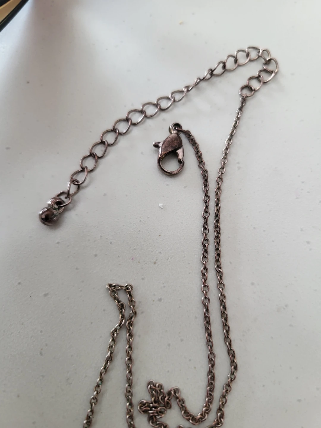 Love pendant necklace with extender chain - photo 2