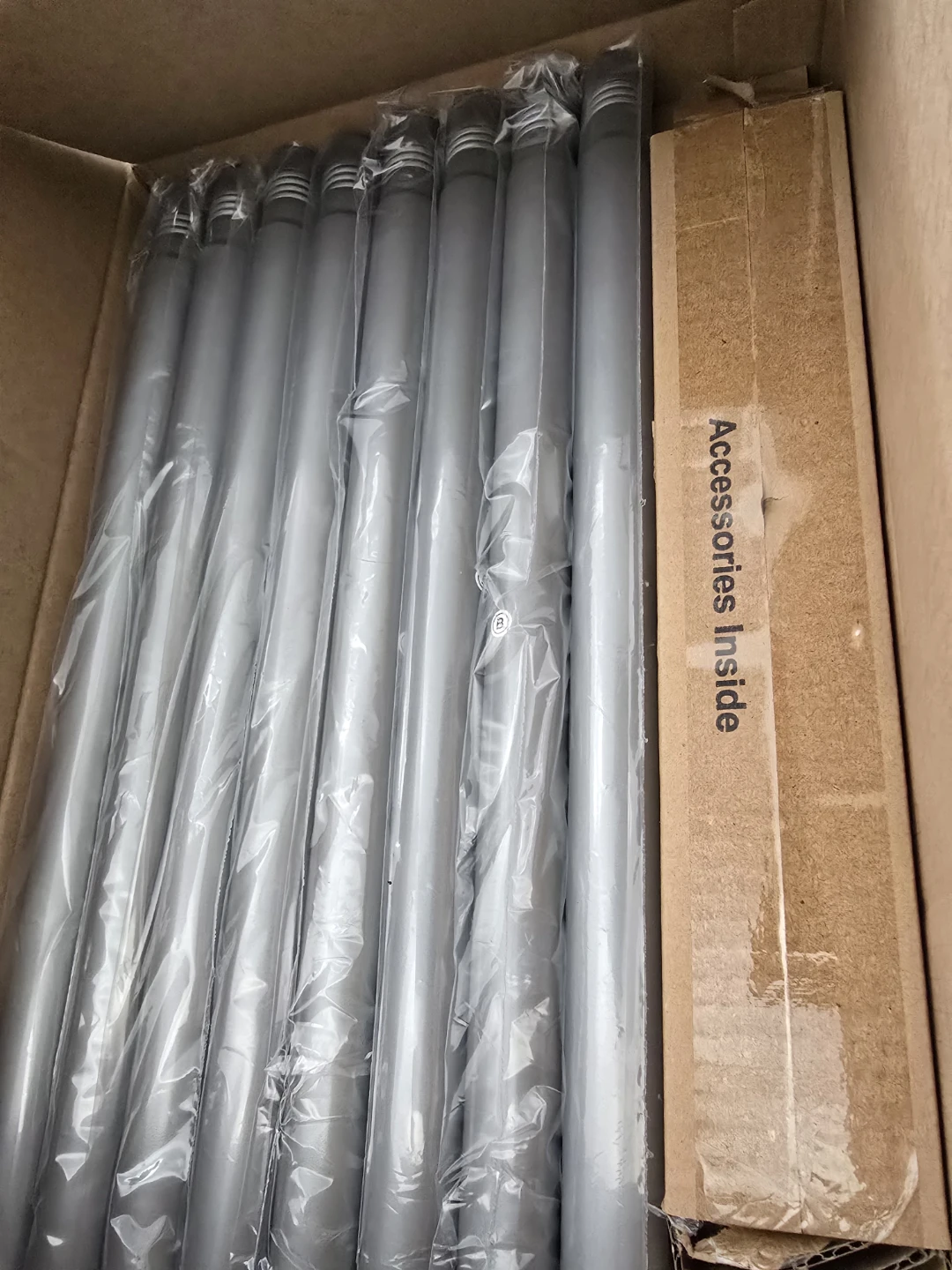 Adjustable Curtain Rod Set - Silver - photo 4