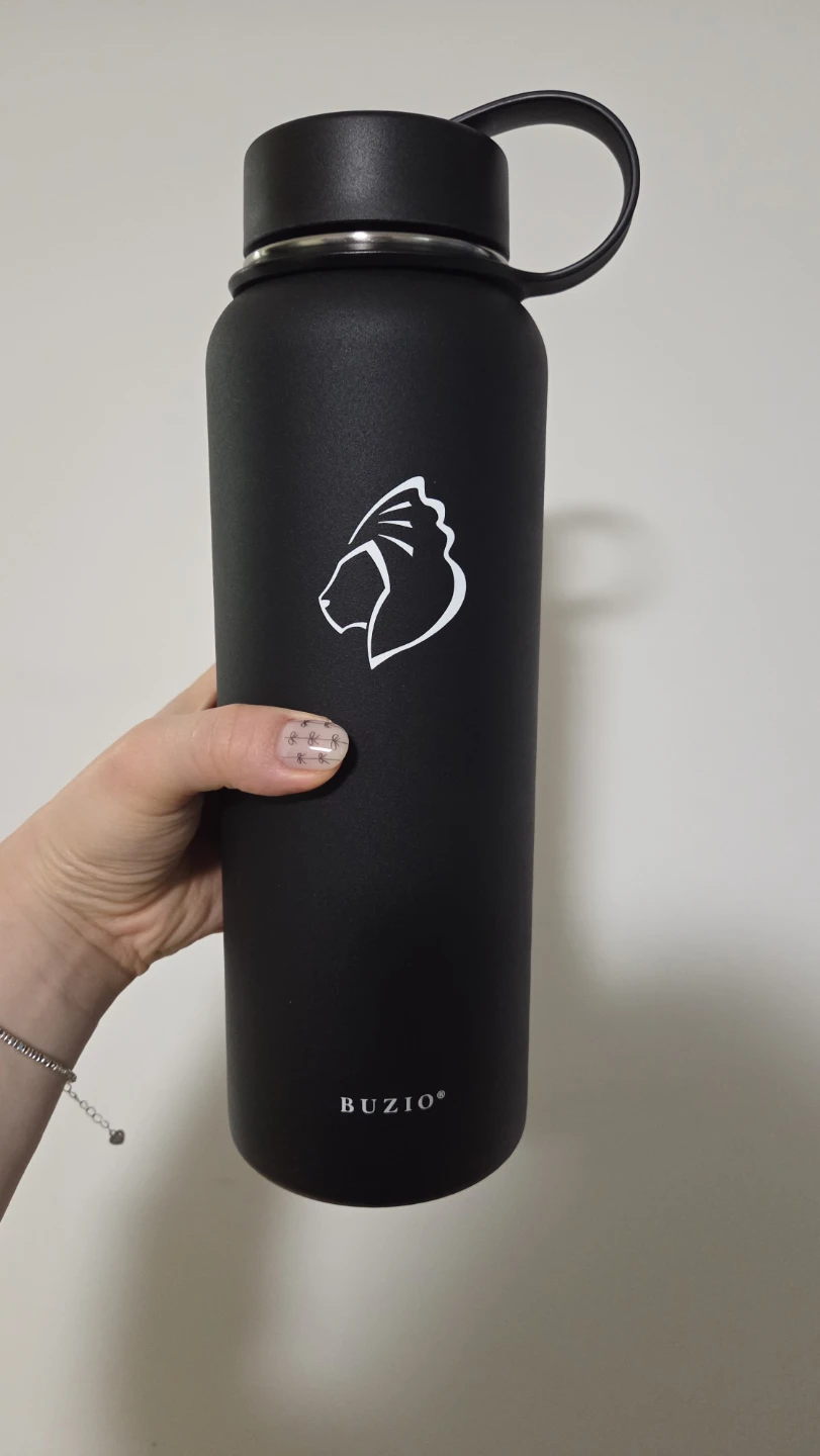 40oz BUZIO Black Insulated Water Bottle 🏆