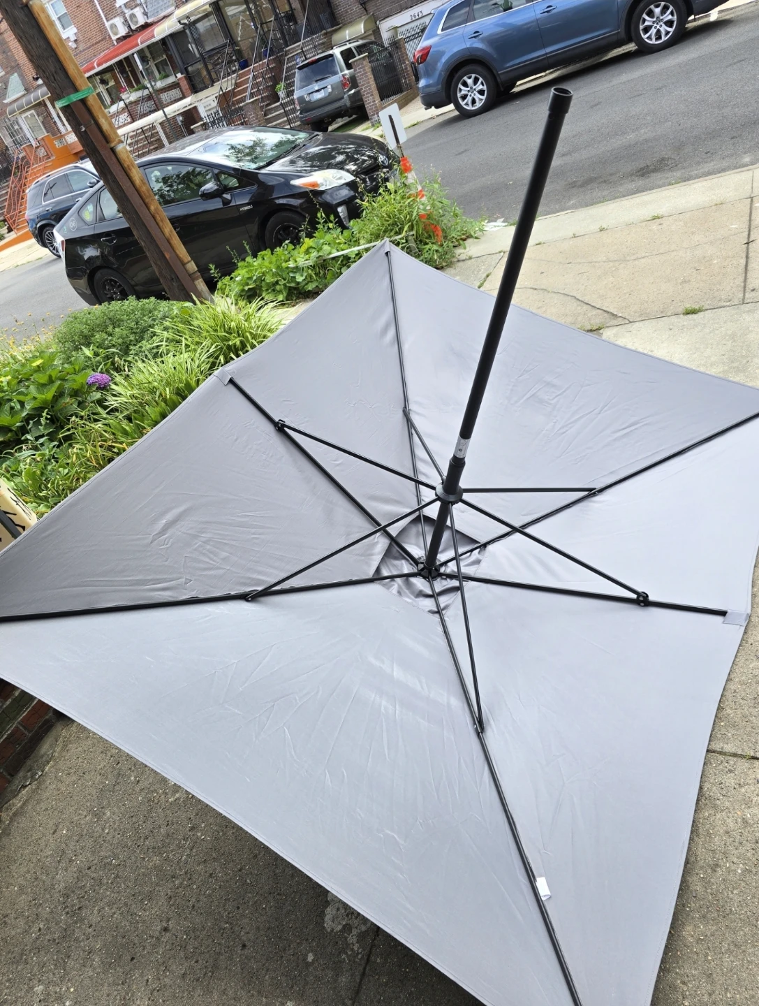 🏆 7.5' Rectangular Patio Umbrella w/ Push Button Tilt/Crank - photo 2